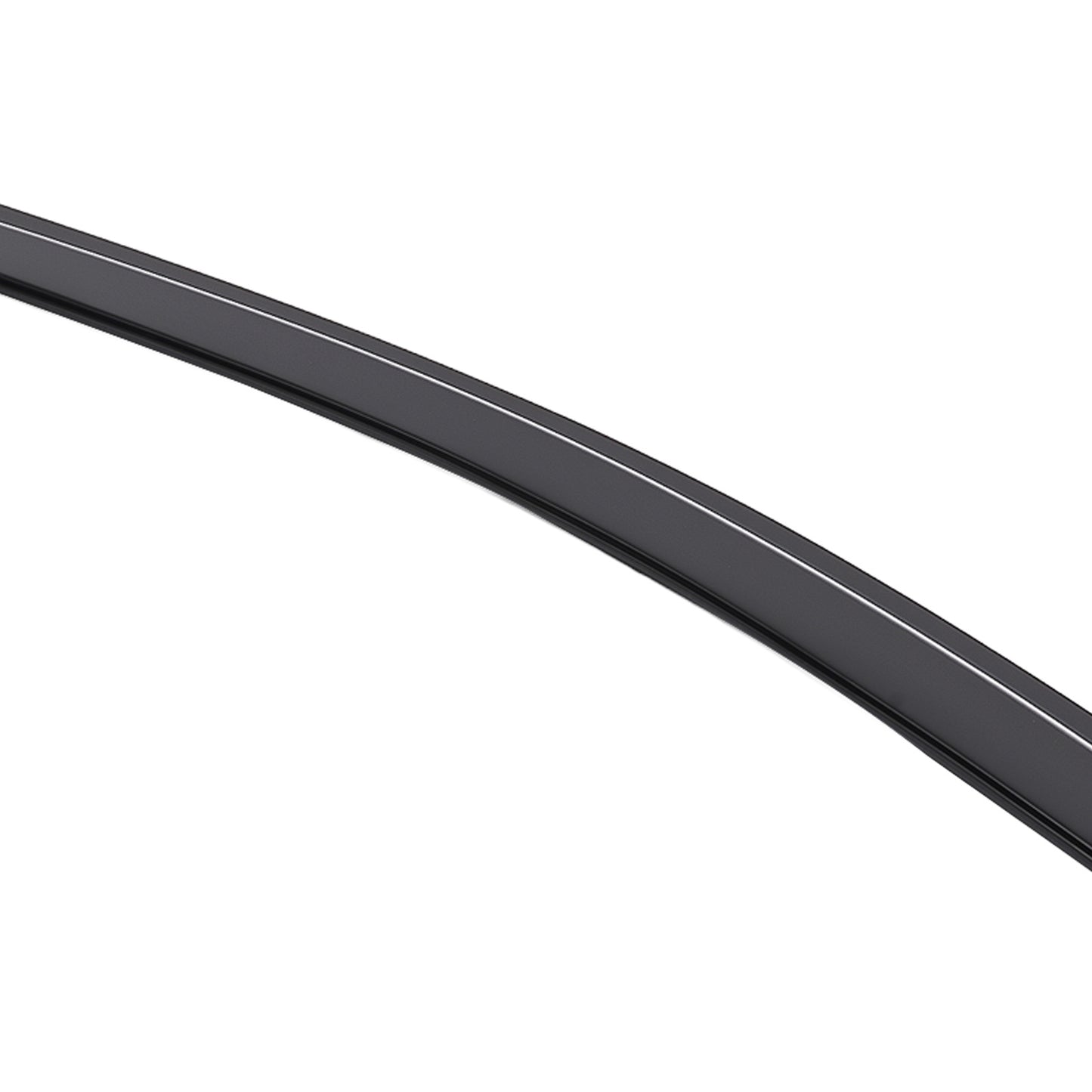Outside Mount Window Deflectors compatible For Hyundai Santa Fe 2013-2018 Black 4PC Set