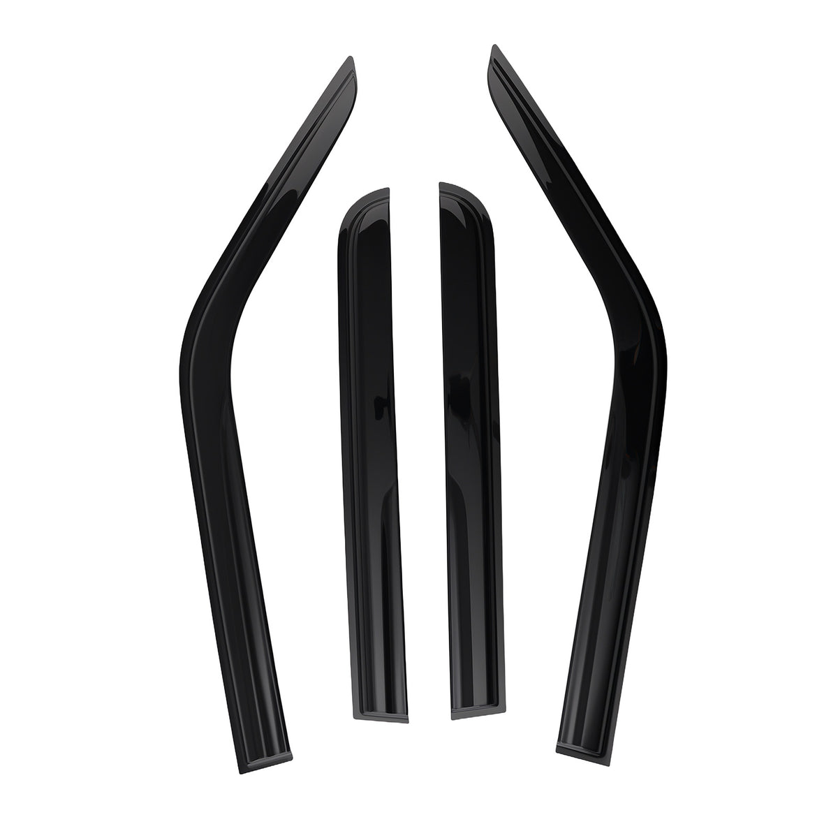 Wind Deflectors Rain Guards compatible For Jeep Patriot 2007-2018 Window Visor 4Pcs Set