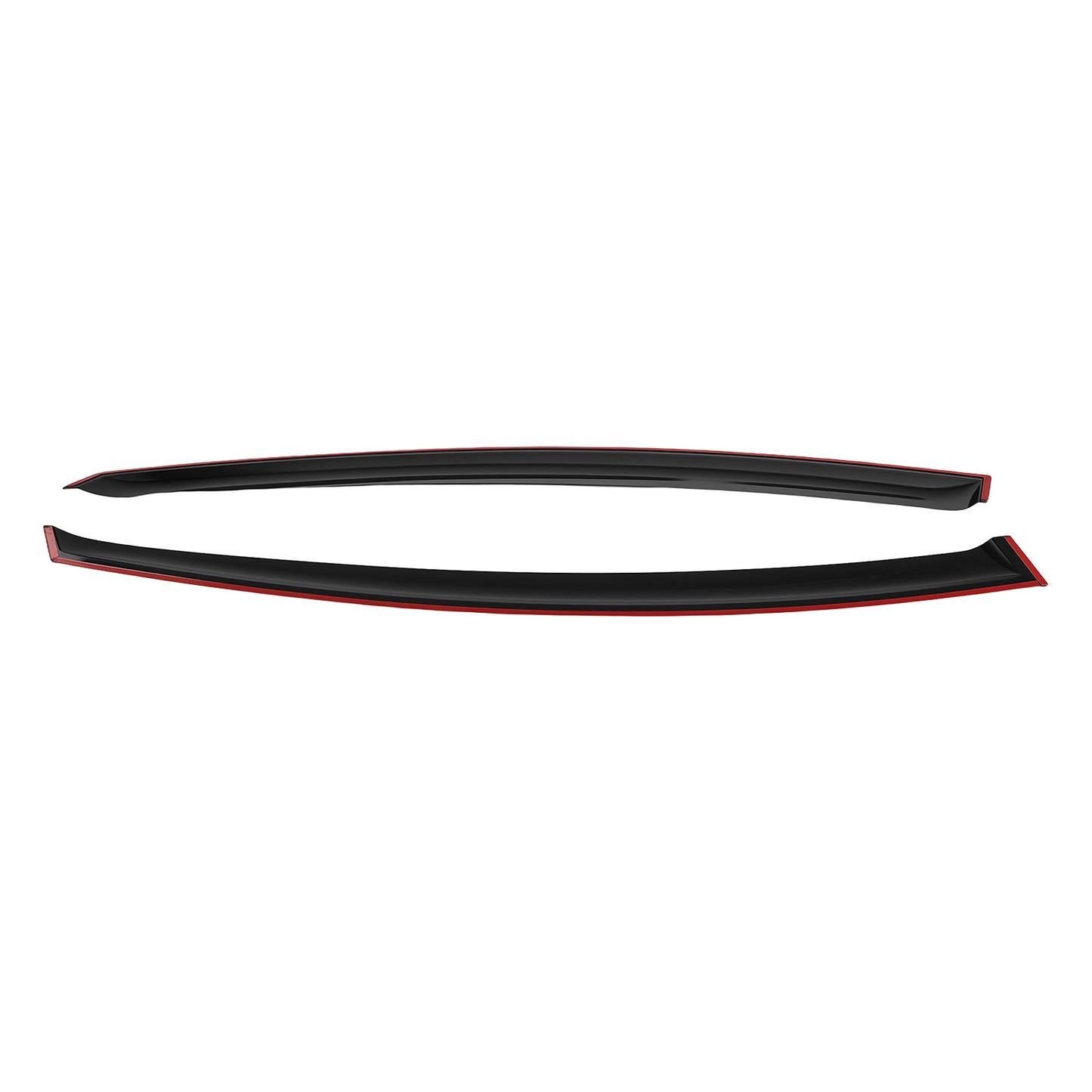 4PCS Window Sun Visors Set compatible For KIA RIO K2 SEDAN 2011-2017 BlackGuards