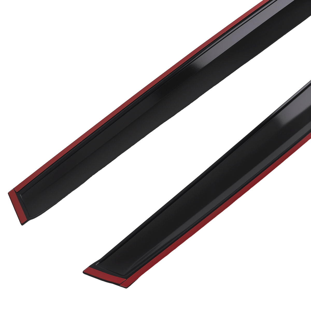 Window VisorRain Guards Wind Deflectors Set compatible For Kia Sorento 16-20 Black Tinted