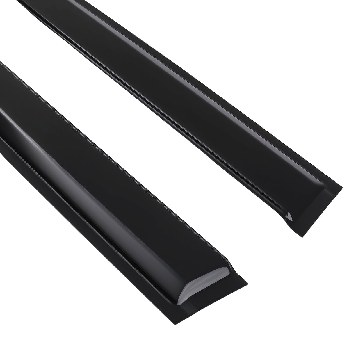Window VisorRain Guards Wind Deflectors Set compatible For Kia Sorento 16-20 Black Tinted