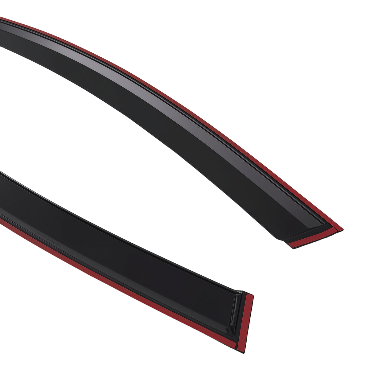 Window VisorRain Guards Wind Deflectors Set compatible For Kia Sorento 16-20 Black Tinted