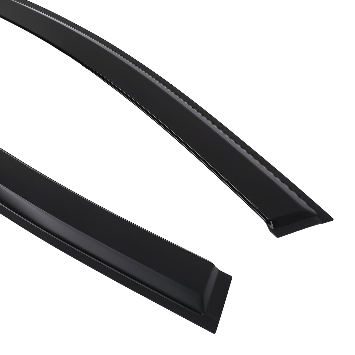 Window VisorRain Guards Wind Deflectors Set compatible For Kia Sorento 16-20 Black Tinted