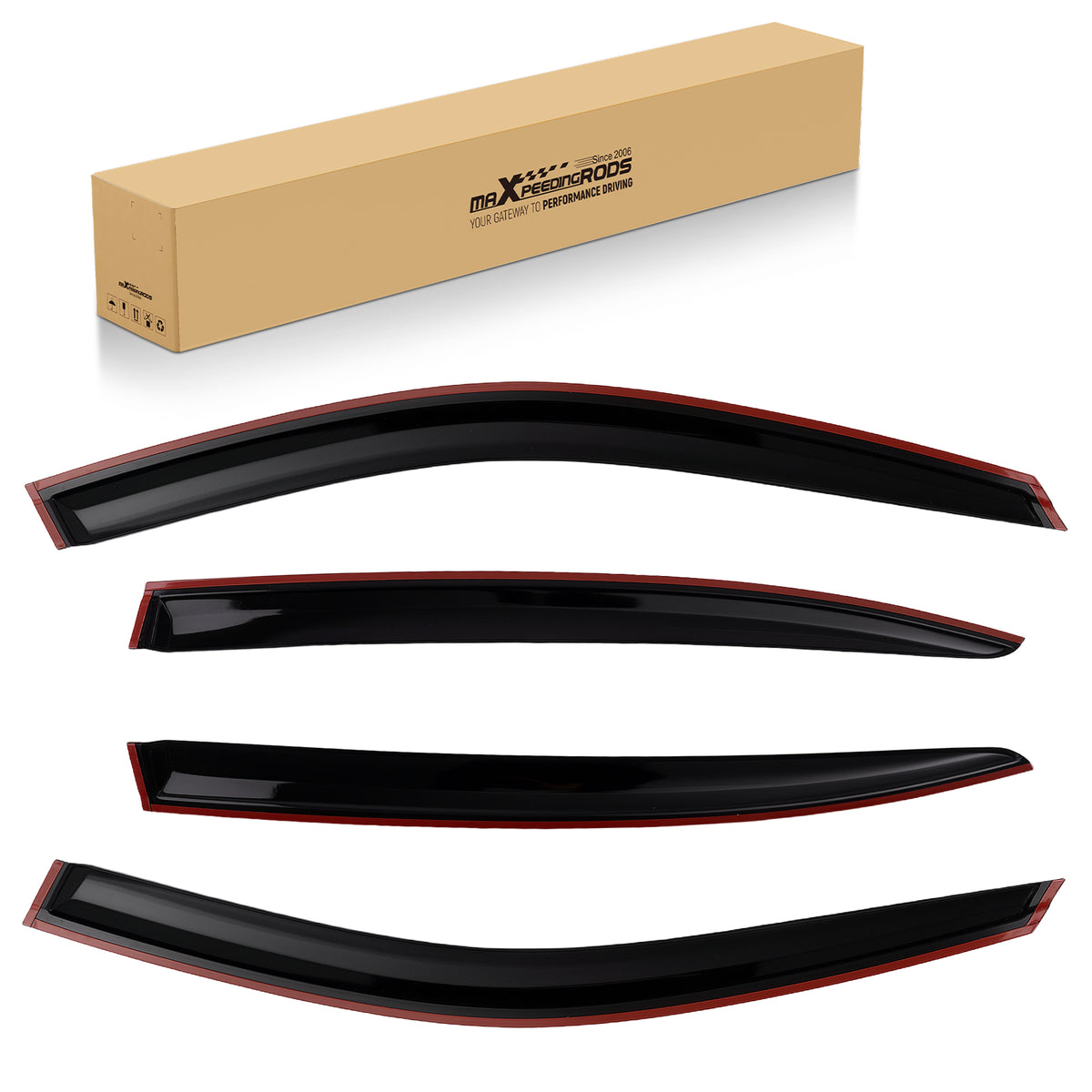 4Pcs Rain Guard compatible For Vent Visor compatible For Infiniti Q50 2014-2024 Wind Deflector Acrylic