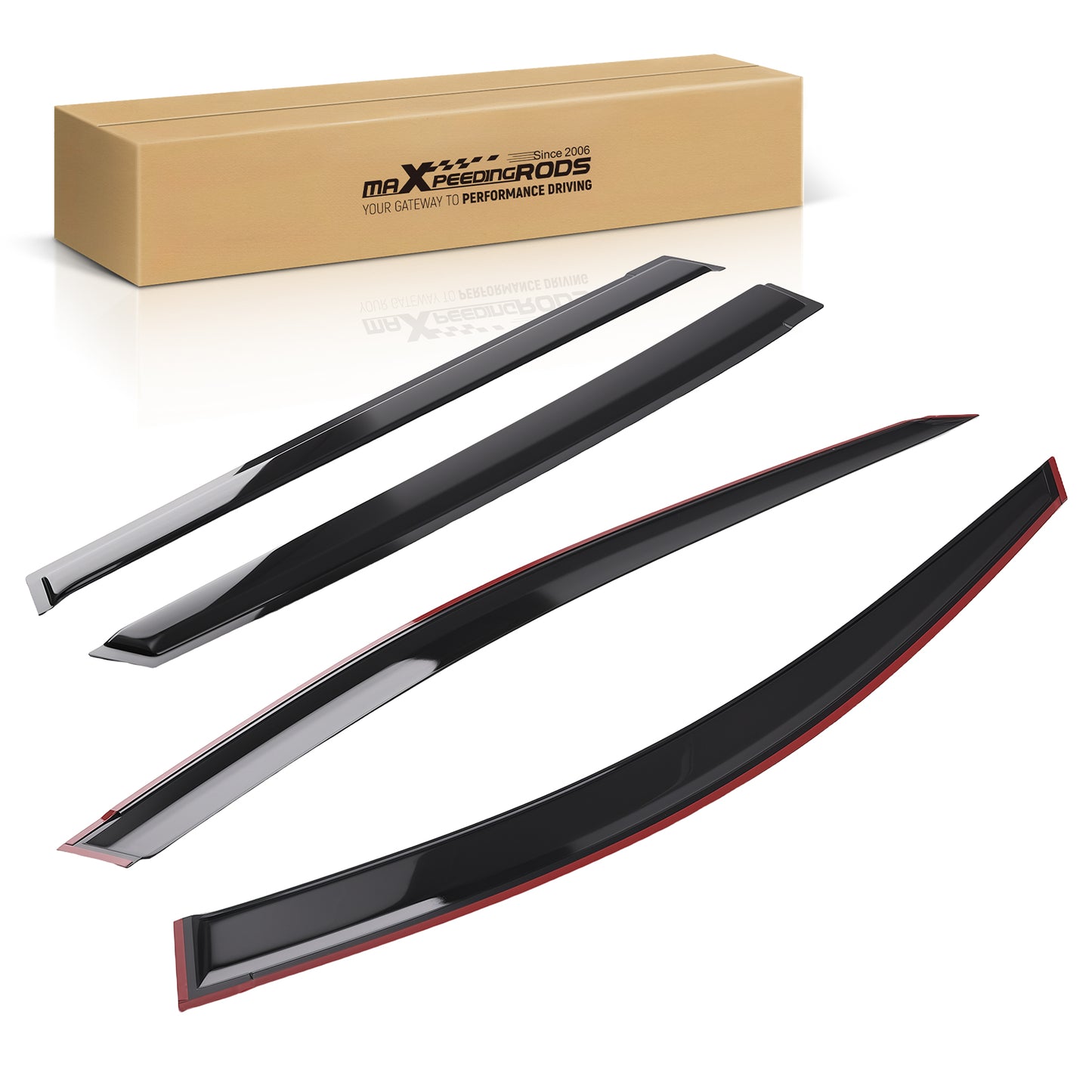 Window Visor Rain Guard compatible For Vent Wind Deflectors Kit compatible For Toyota RAV4 2013-2018