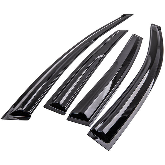 Smoke Window Visor Sun Rain Guard Vent Shade compatible for Nissan Sentra Sedan 2013-2019