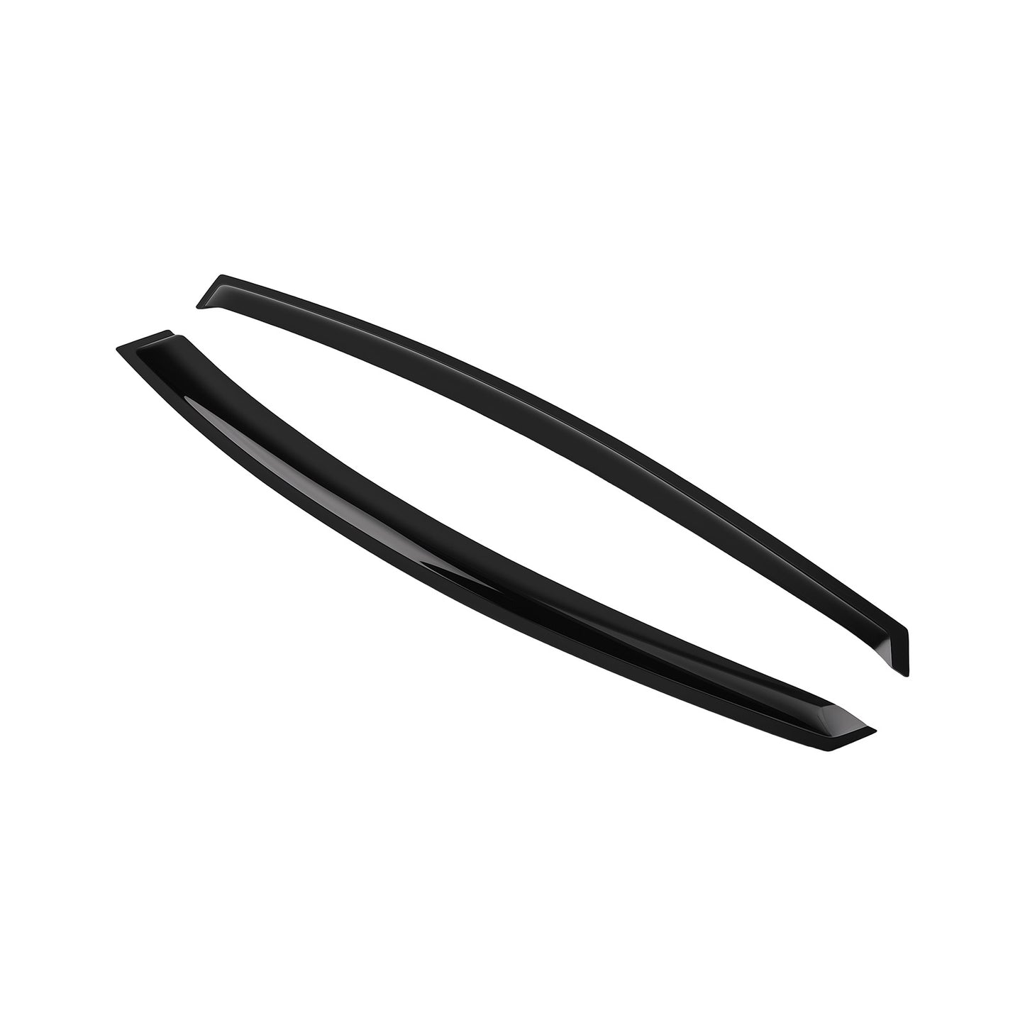 Outside Mount Window Rain Guards Wind Deflectors Set compatible For Toyota 4runner 10-24
