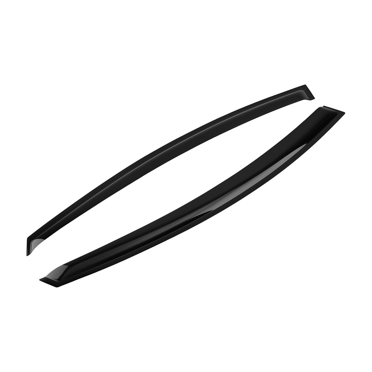 Outside Mount Window Rain Guards Wind Deflectors Set compatible For Toyota 4runner 10-24