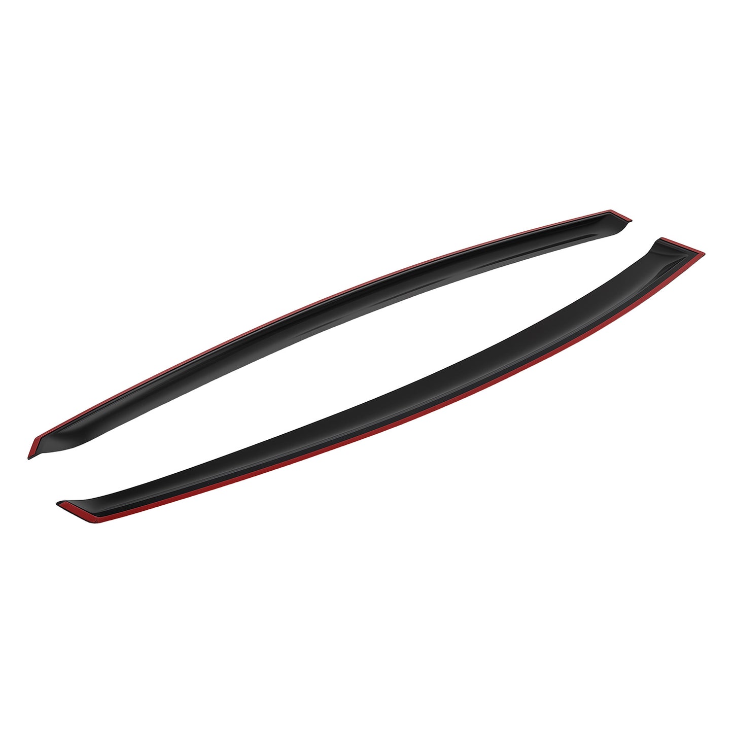 Outside Mount Window Rain Guards Wind Deflectors Set compatible For Toyota 4runner 10-24