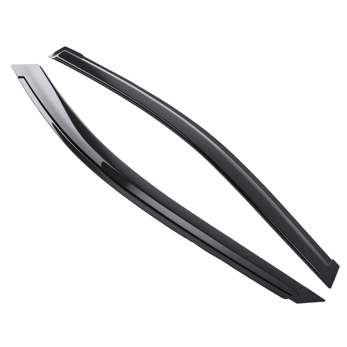Window Visor compatible For Vent Shade Sun Rain Gua compatible For Toyota Corolla 2014-2019 Sedan Black