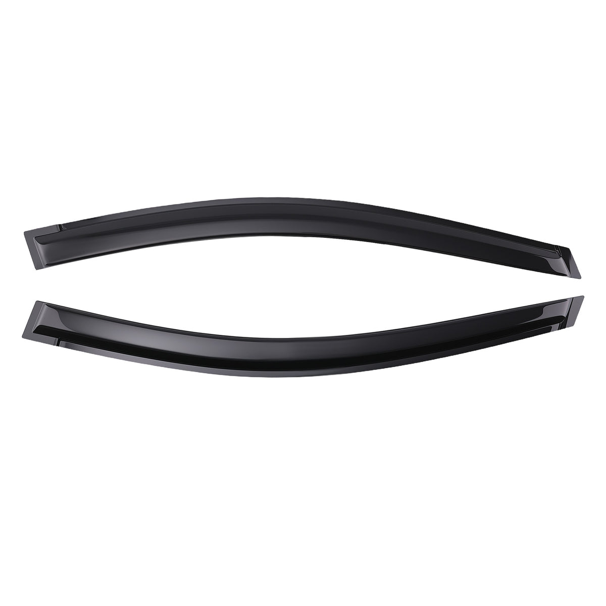 Window Visor compatible For Vent Shade Sun Rain Gua compatible For Toyota Corolla 2014-2019 Sedan Black