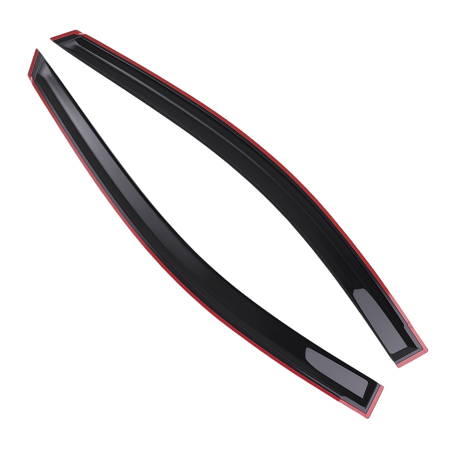 Window Visor compatible For Vent Shade Sun Rain Gua compatible For Toyota Corolla 2014-2019 Sedan Black