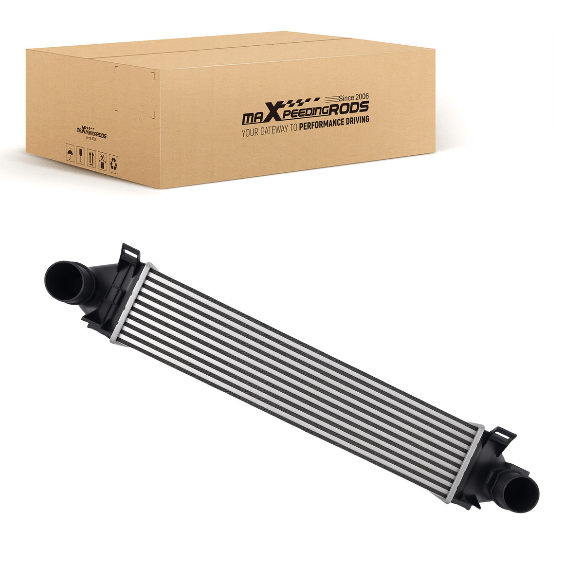 Aluminum Intercooler  compatible For Ford Escape 2013-2016 Focus 2013-18 L4 2.0L CV6Z6K775A