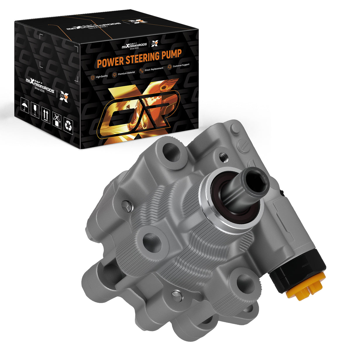 Power Steering Pump compatible For Dodge Nitro compatible For Jeep Liberty V6 3.7L 07-11 52129328AC