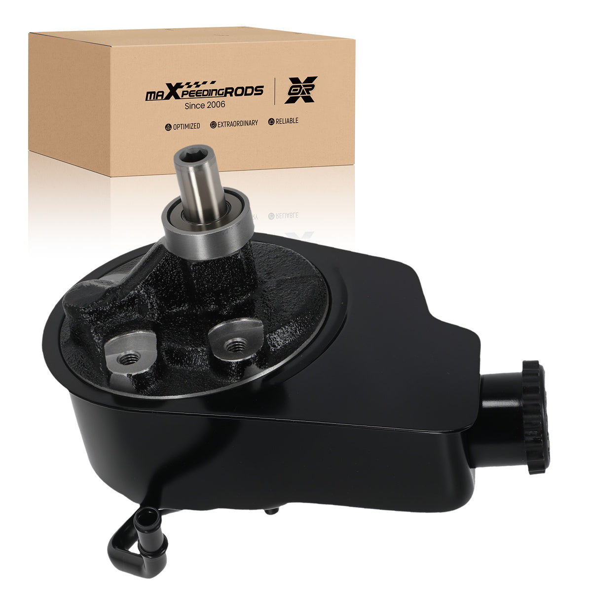 Front Power Steering Pump compatible For Chevy Tahoe Suburban GMC Yukon C1500 K1500 97-2002