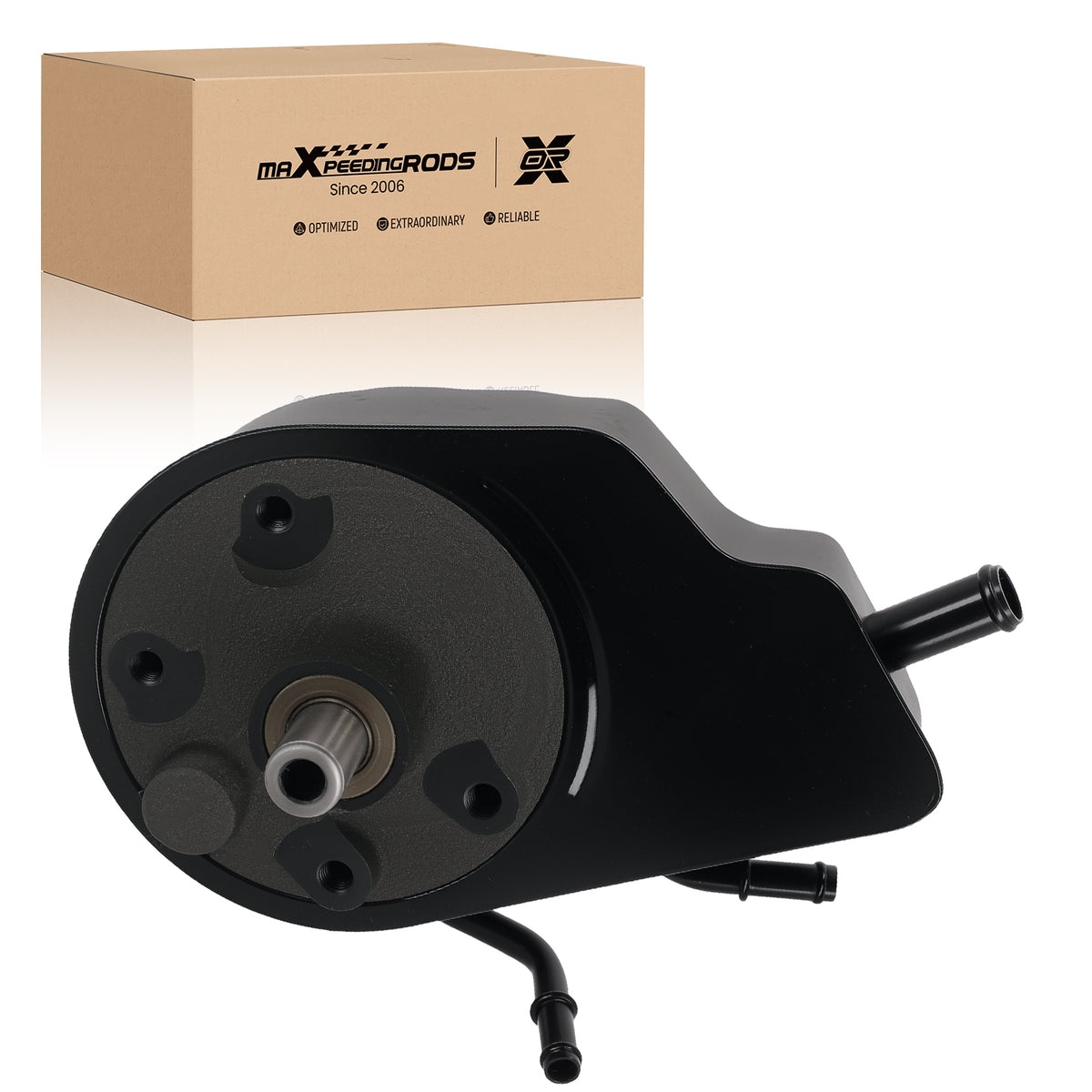 Front Power Steering Pump compatible For Chevrolet Avalanche compatible For Suburban GMC Sierra 2500 3500