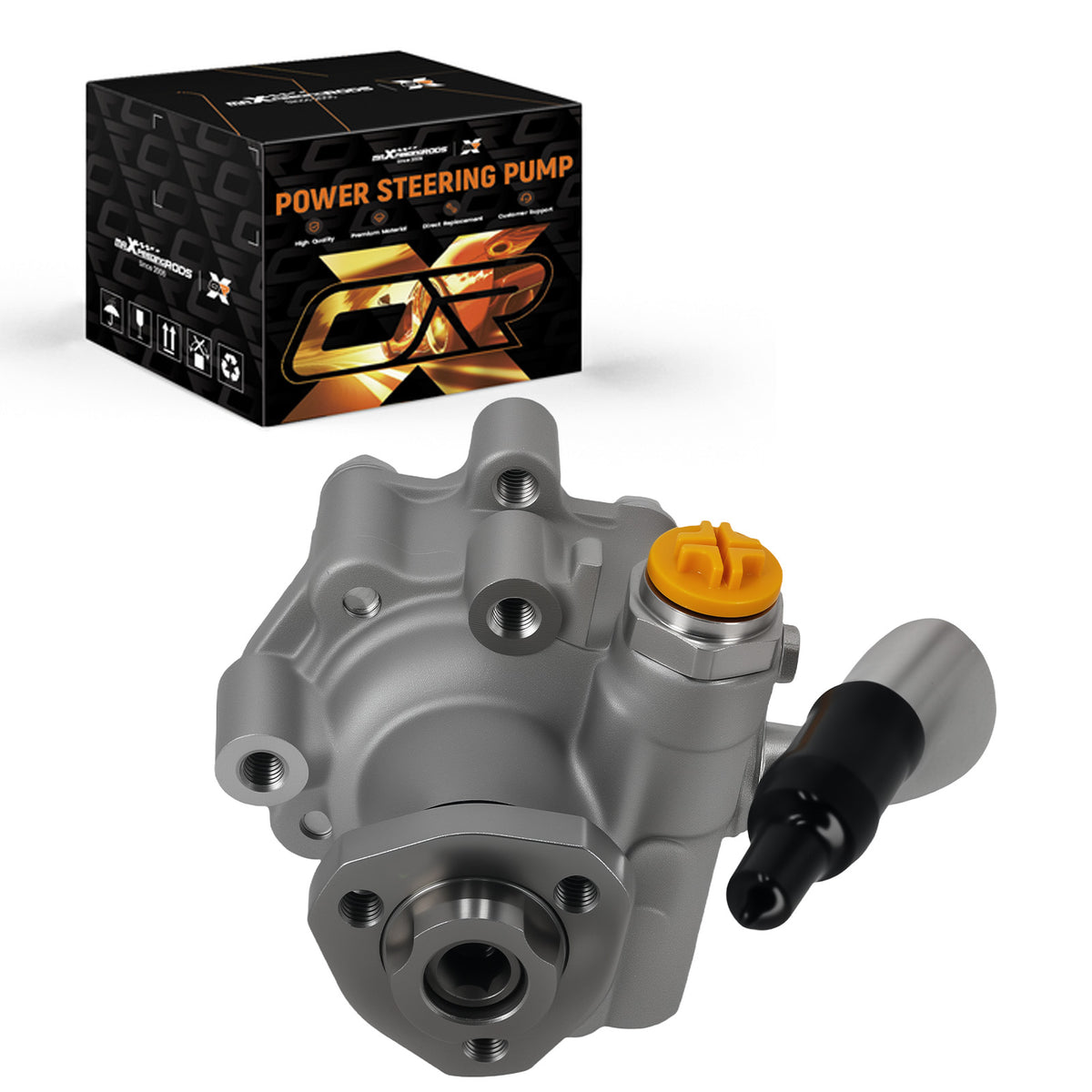 Power Steering Pump compatible For Volkswagen Beetle Cabrio L5 2.5L 2006-2010 1J0422152K