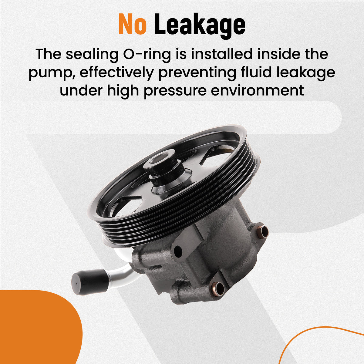Power Steering Pump 20-282 compatible For Ford F-150 1997-2005 compatible For Ford F-250 1997-1999