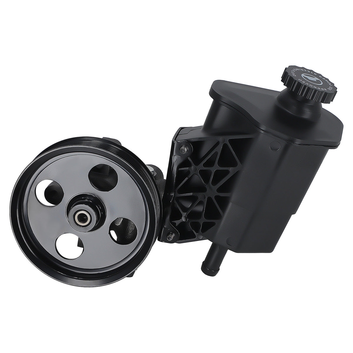 Power Steering Pump w/ ReservoirPulley compatible For Dodge Ram 1500 3.7L 2002 2003-2007