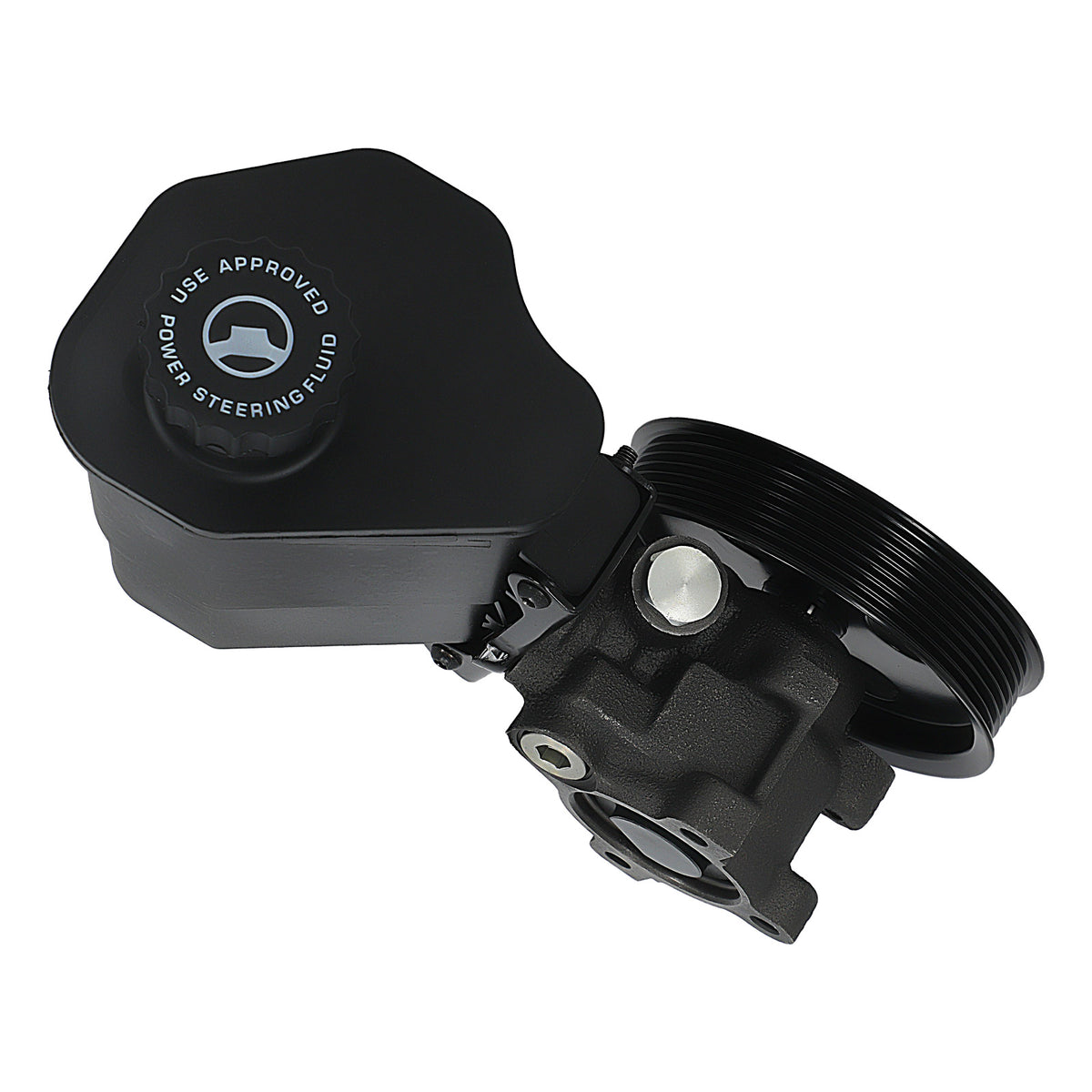 Power Steering Pump w/ ReservoirPulley compatible For Dodge Ram 1500 3.7L 2002 2003-2007