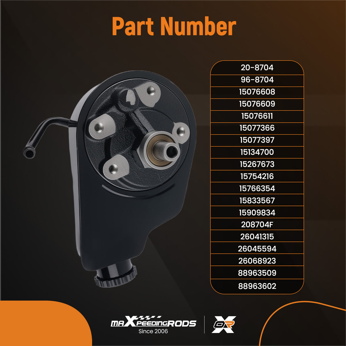 Power Steering Pump compatible For Cadillac Escalade Chevrolet Avalanche compatible For Silverado 1500