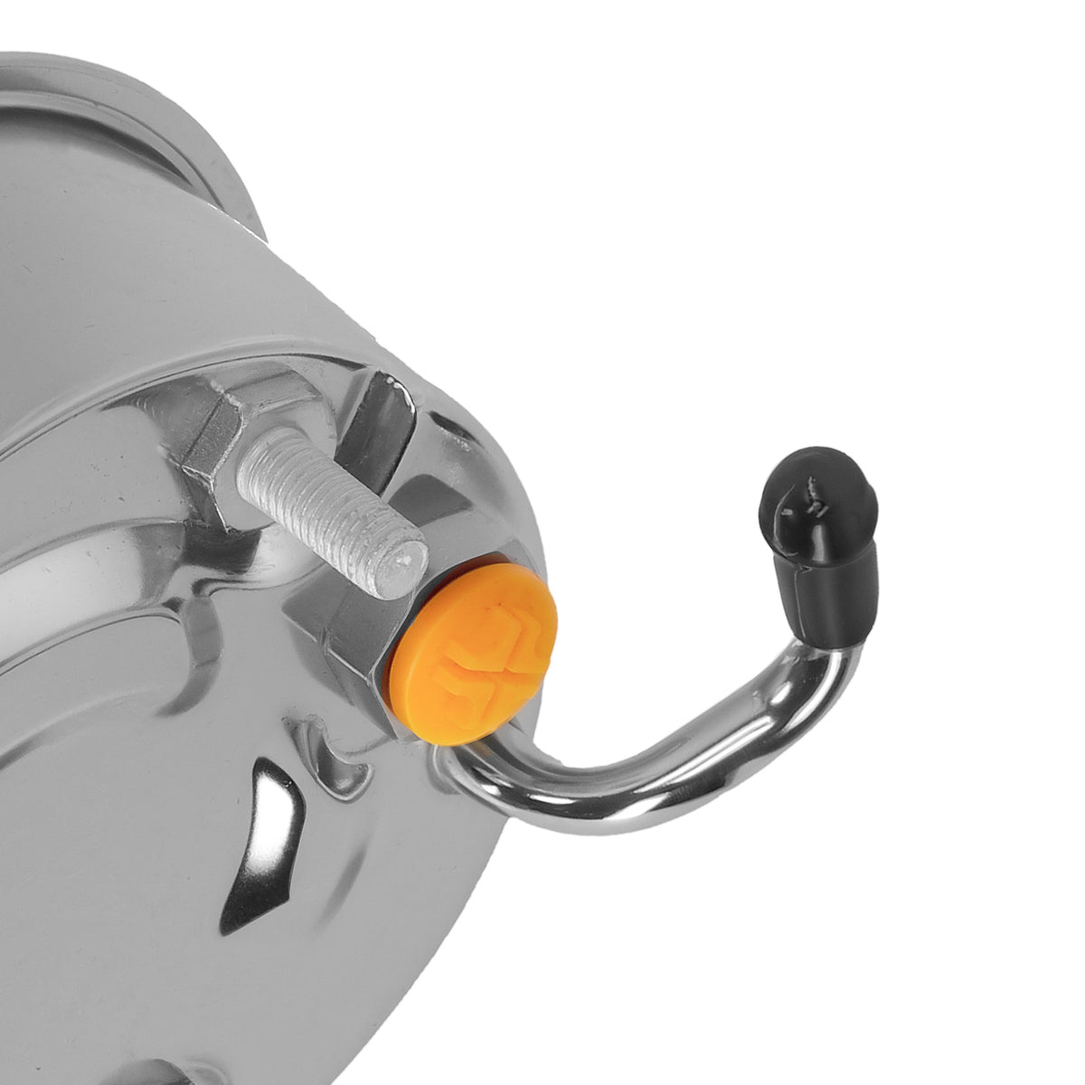 Power Steering Pump compatible For Chevy BBC SBC 350 454 Chrome Saginaw 5/8" Key Way Style
