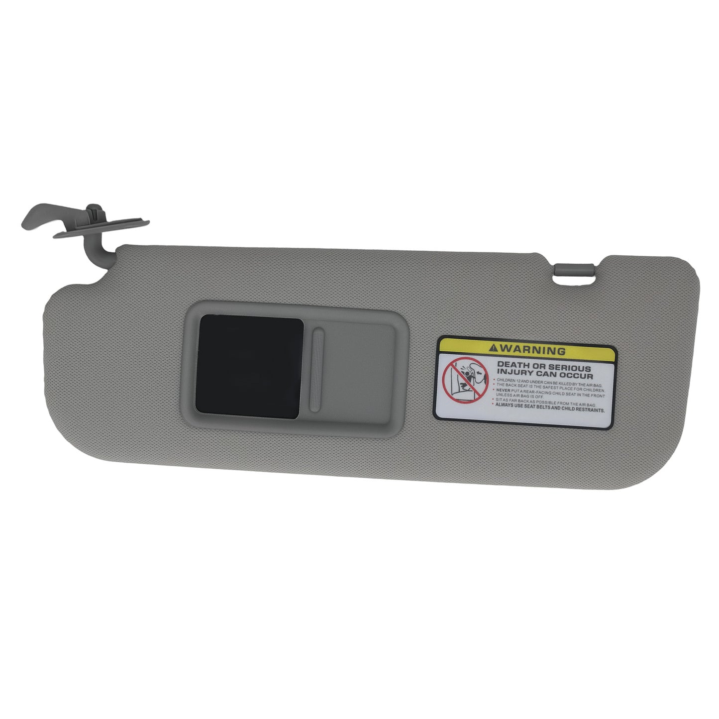 Driver Side Sun Visor compatible for Hyundai Elantra 2011-2015 852203X000TX Front Left Gray