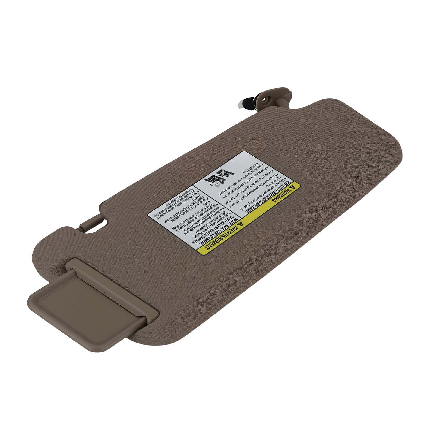 Beige Driver Sun Visor Left compatible For Nissan Murano 2009-2014 96401-1AA1B