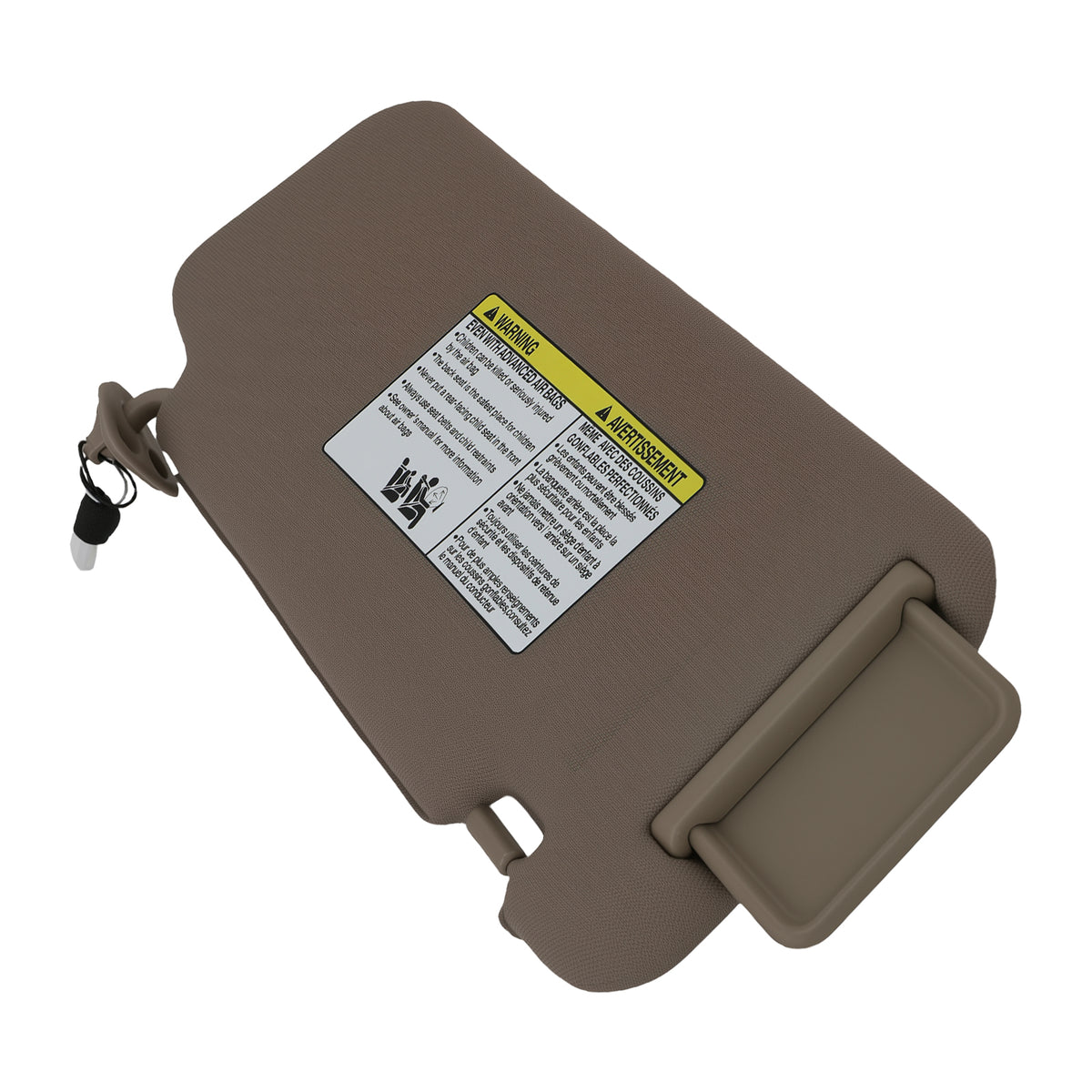 Beige Driver Sun Visor Left compatible For Nissan Murano 2009-2014 96401-1AA1B