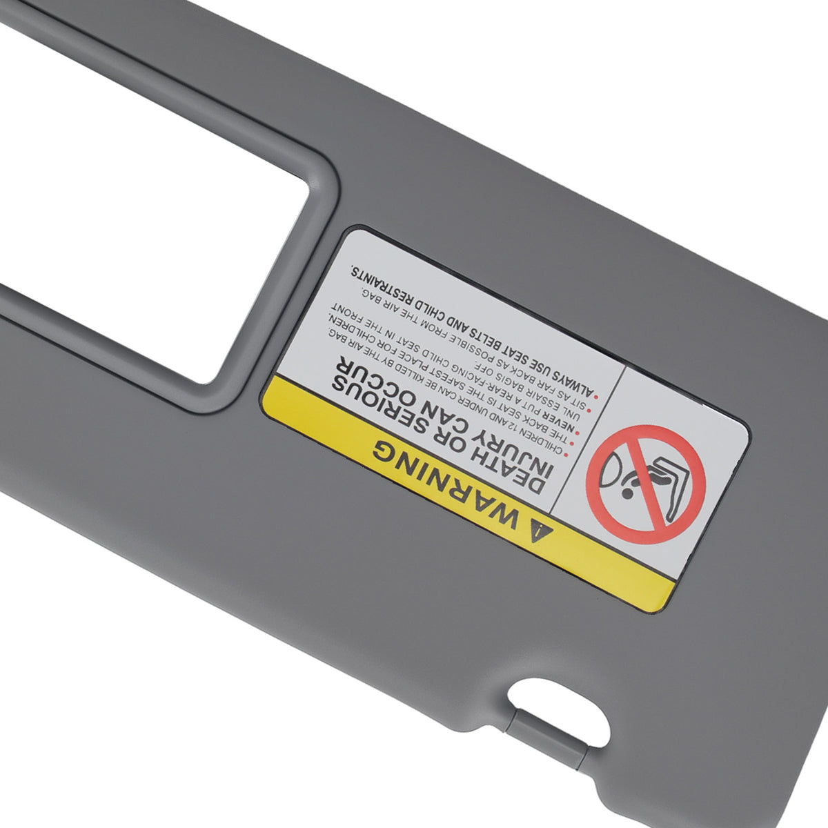 Front Sun Visor Passenger Side compatible For Hyundai Accent 11-15 852201R000 Gray