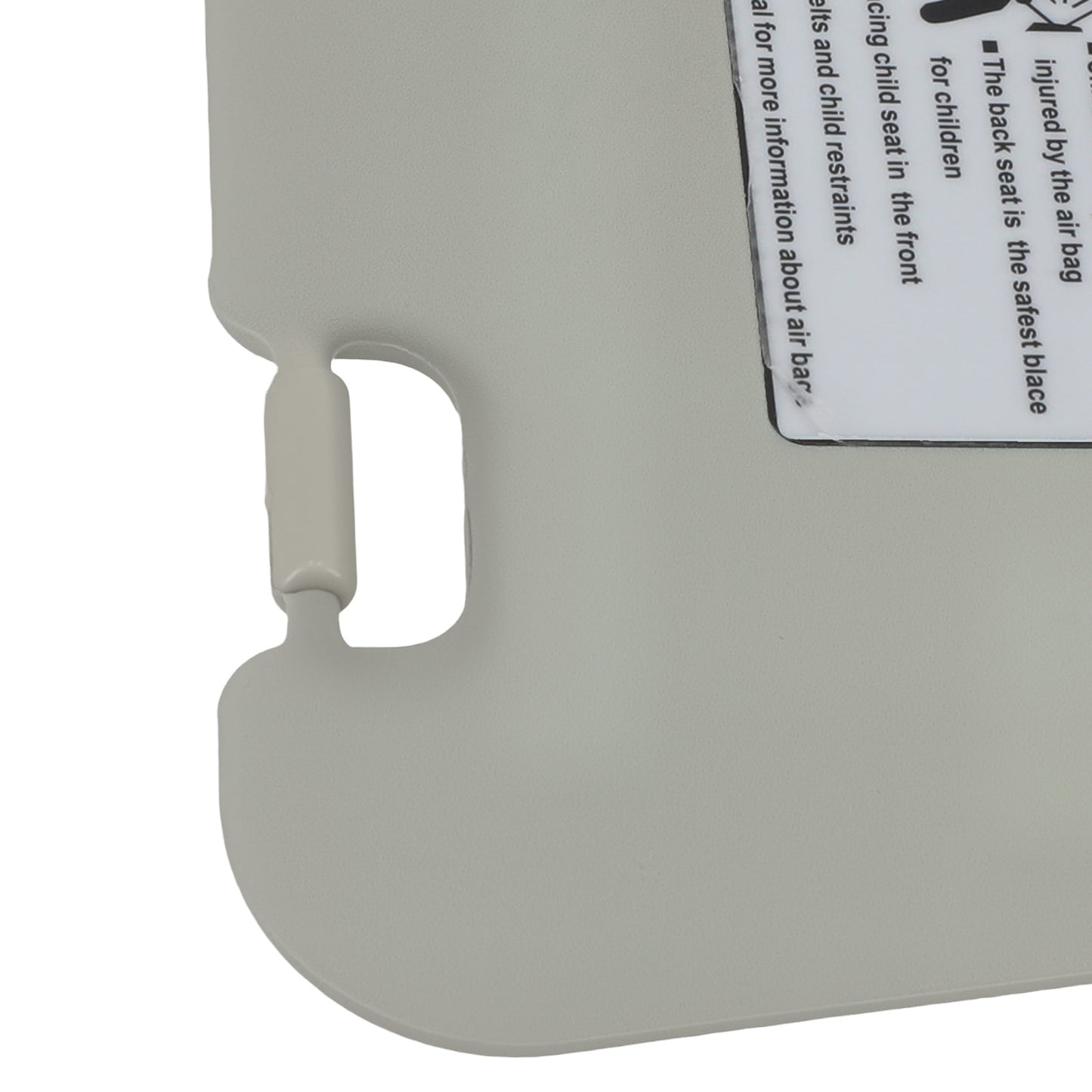 Front Left Driver Visor compatible for Mazda 3 Hatchback 2010-2013 BBM269320C75 Gray Side