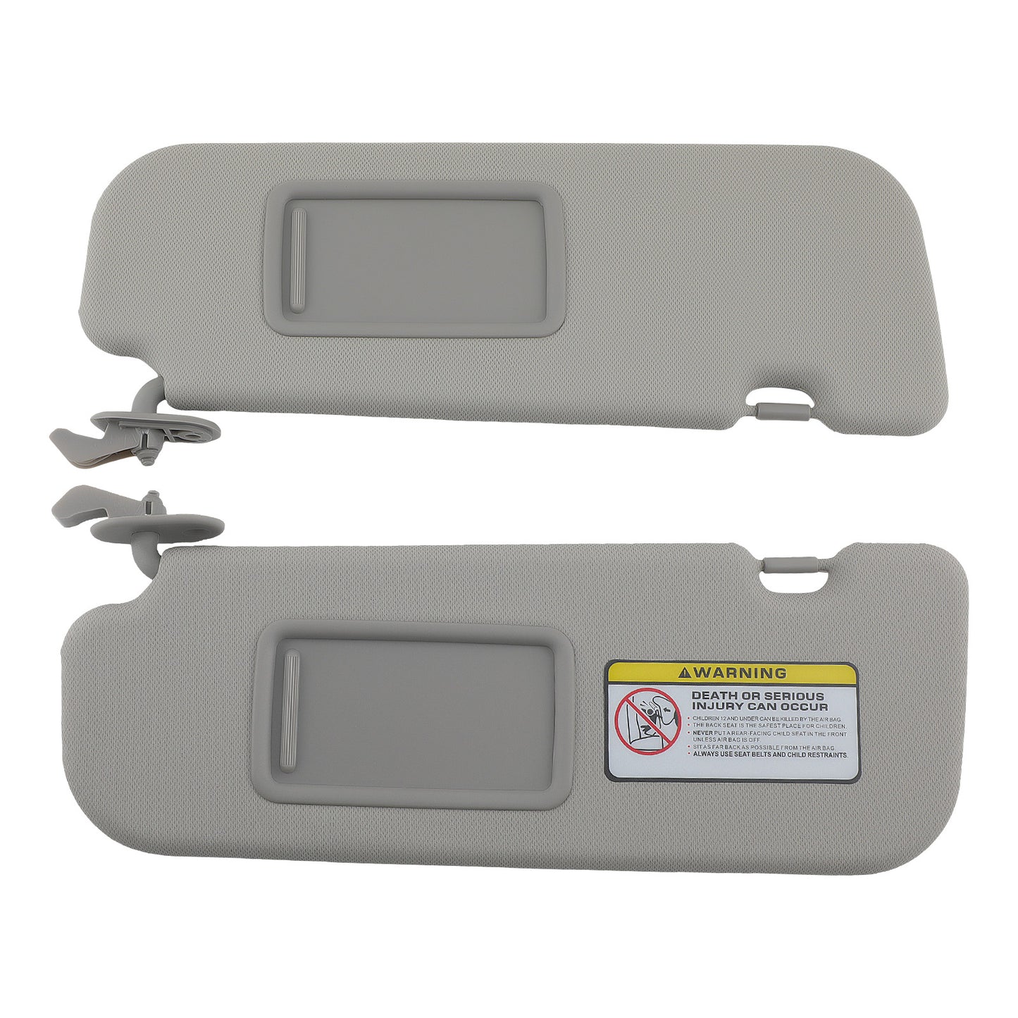 Driver Left Passenger Right Sun Visor W/ Mirror For 2012-2015 compatible For Hyundai Veloster