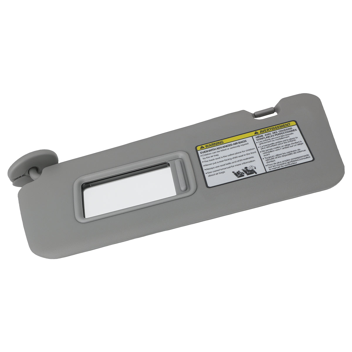 Gray Left Sun Visor Plastic compatible For Toyota RAV4 2004-2005 74320-42420-B0 New