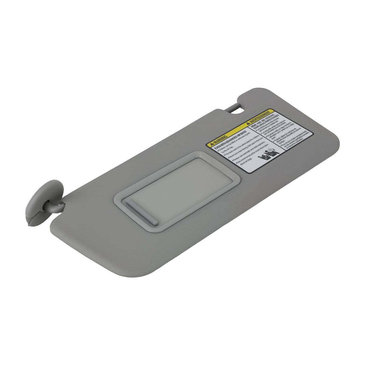 Gray Left Sun Visor Plastic compatible For Toyota RAV4 2004-2005 74320-42420-B0 New