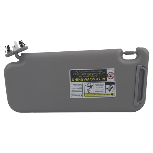 Front Passenger Sun Visor compatible for Toyota RAV4 06-13 74310-42452-B2 Gray Right Side