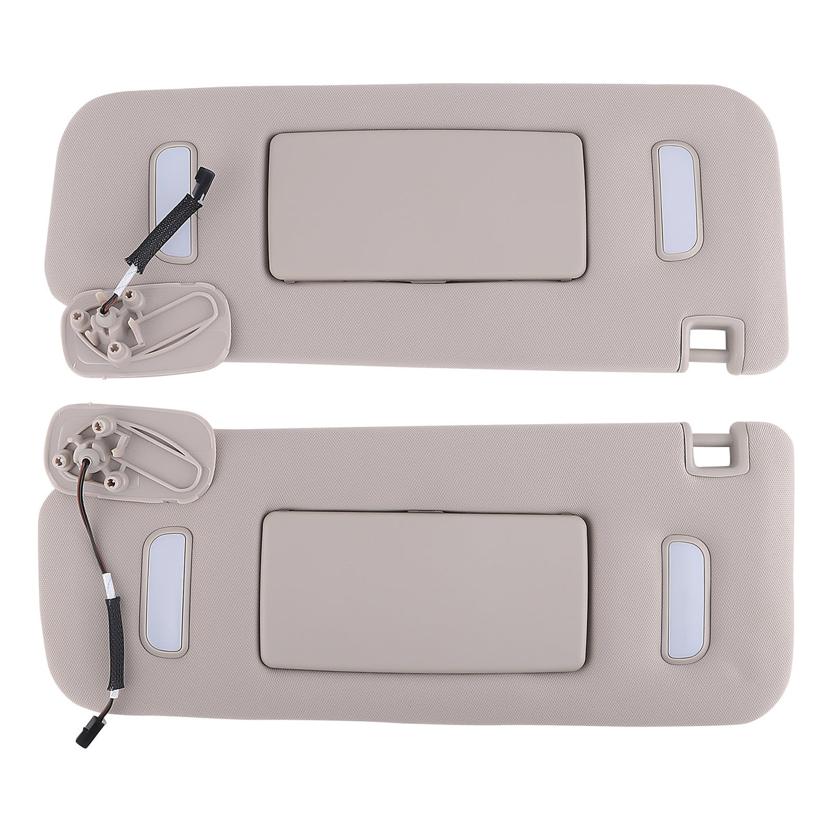 2X Sun Visors LH+RH compatible For Chevy Silverado GMC Sierra Cadillac Escalade 2007-2014