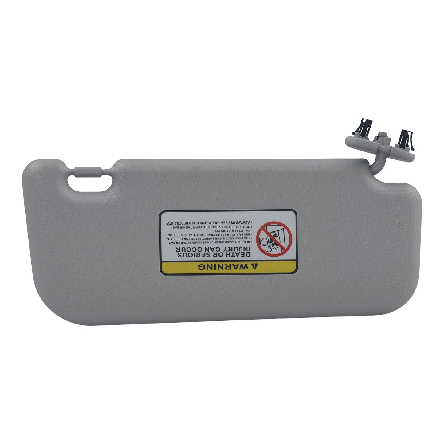 Driver Side Sun Block compatible for Toyota Corolla 2009-13 74320-02711-E0 Gray Front