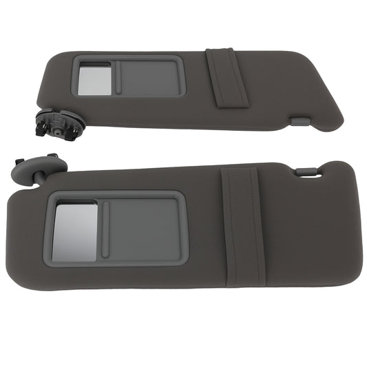 Driver Passenger Visor compatible for Toyota Camry 2006-2011 74320-06780-E0 Easy Install