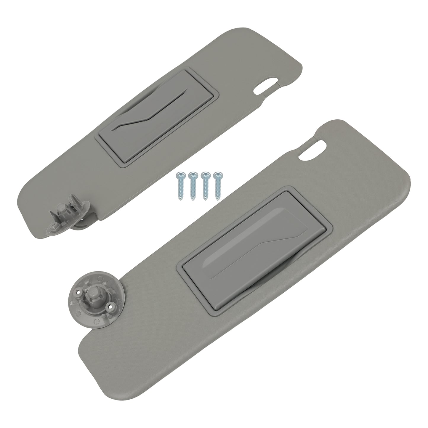 Front Sun Visor Assembly compatible For Chevrolet Spark Sonic 2011-22 1902131 1902132 Gray