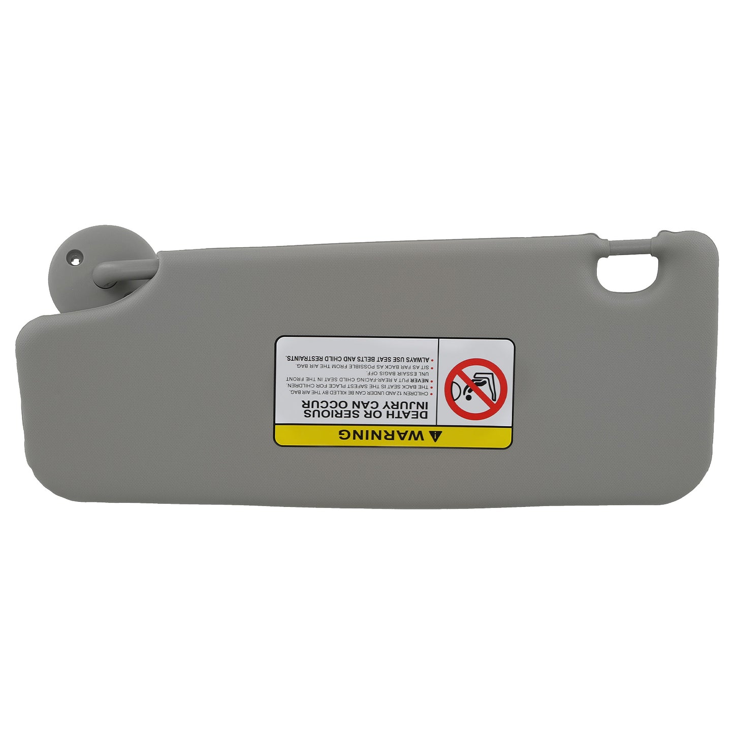 Front Passenger Sun Visor compatible for Chevrolet Spark Sonic 11-22 1902131 Gray UV Block