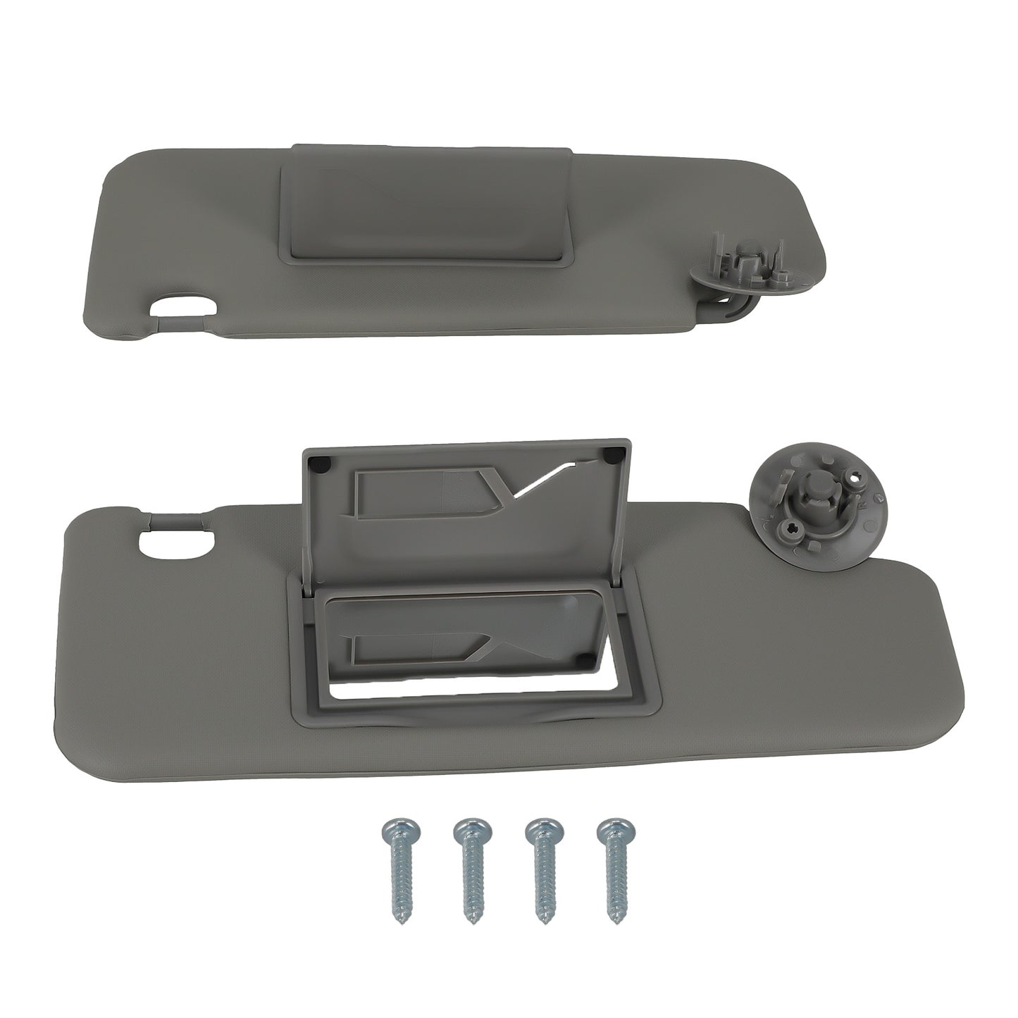 Front Sun Visor Kit Gray compatible For Chevrolet Cruze 2011-16 Both Sides 95034253