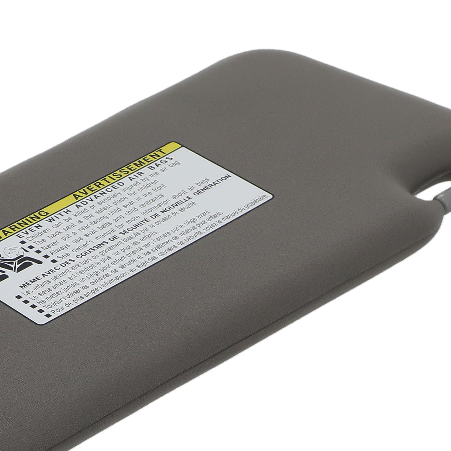 Front Gray Sun Visor Pair compatible for Toyota Camry 07-11 74310-06770-B0 Driver Passenger
