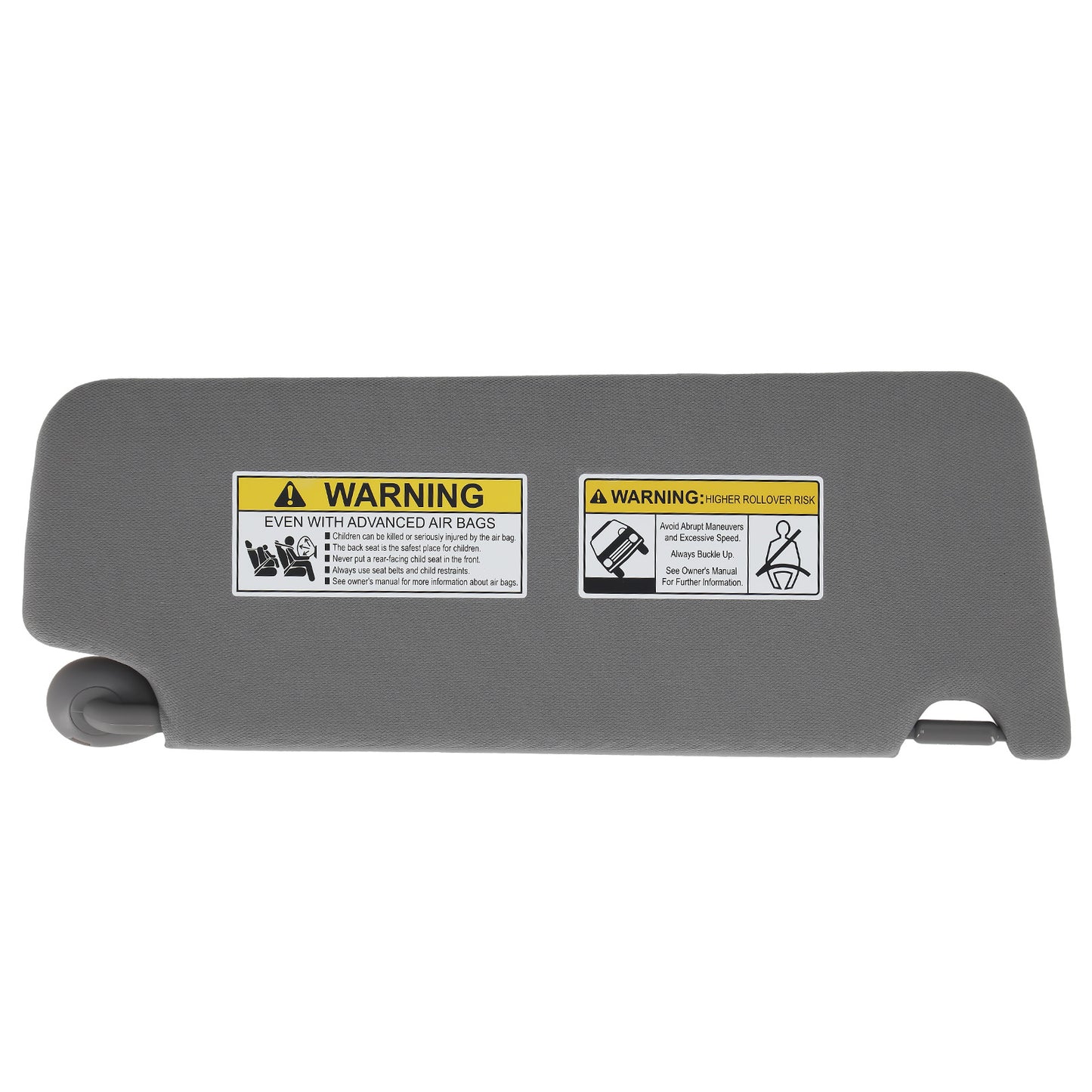 Driver Sun Visor w/ Light Left Side compatible For Honda Pilot 17-21 83280TG7A12ZB Gray