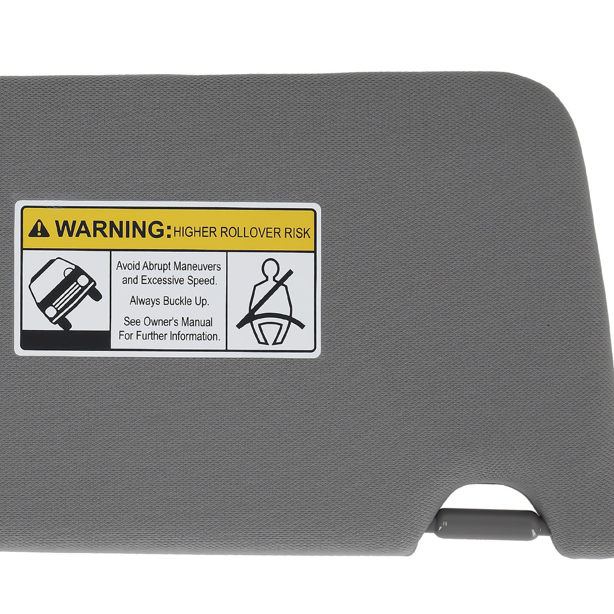 Driver Sun Visor w/ Light Left Side compatible For Honda Pilot 17-21 83280TG7A12ZB Gray
