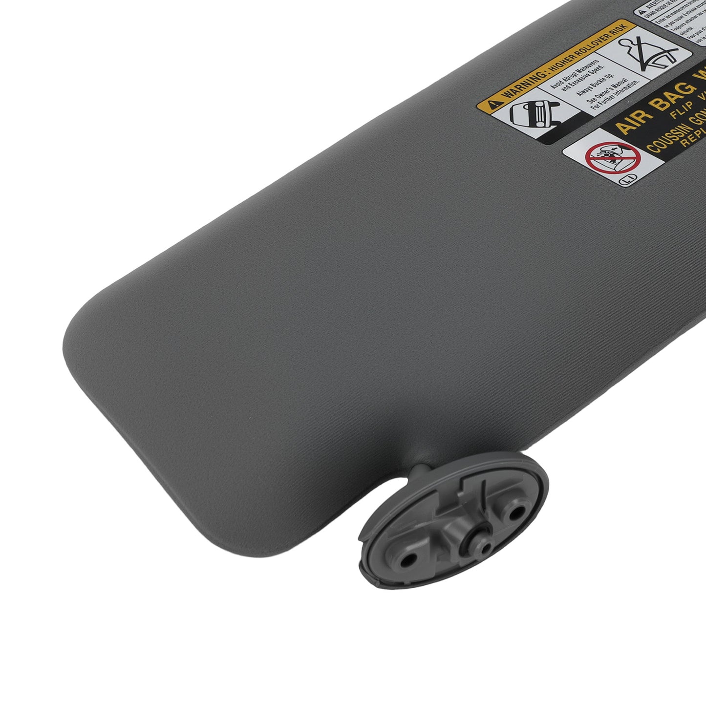 Driver Gray Visor w/ Mirror compatible for Toyota Tacoma 05-15 74320-04181-B1 Front Left