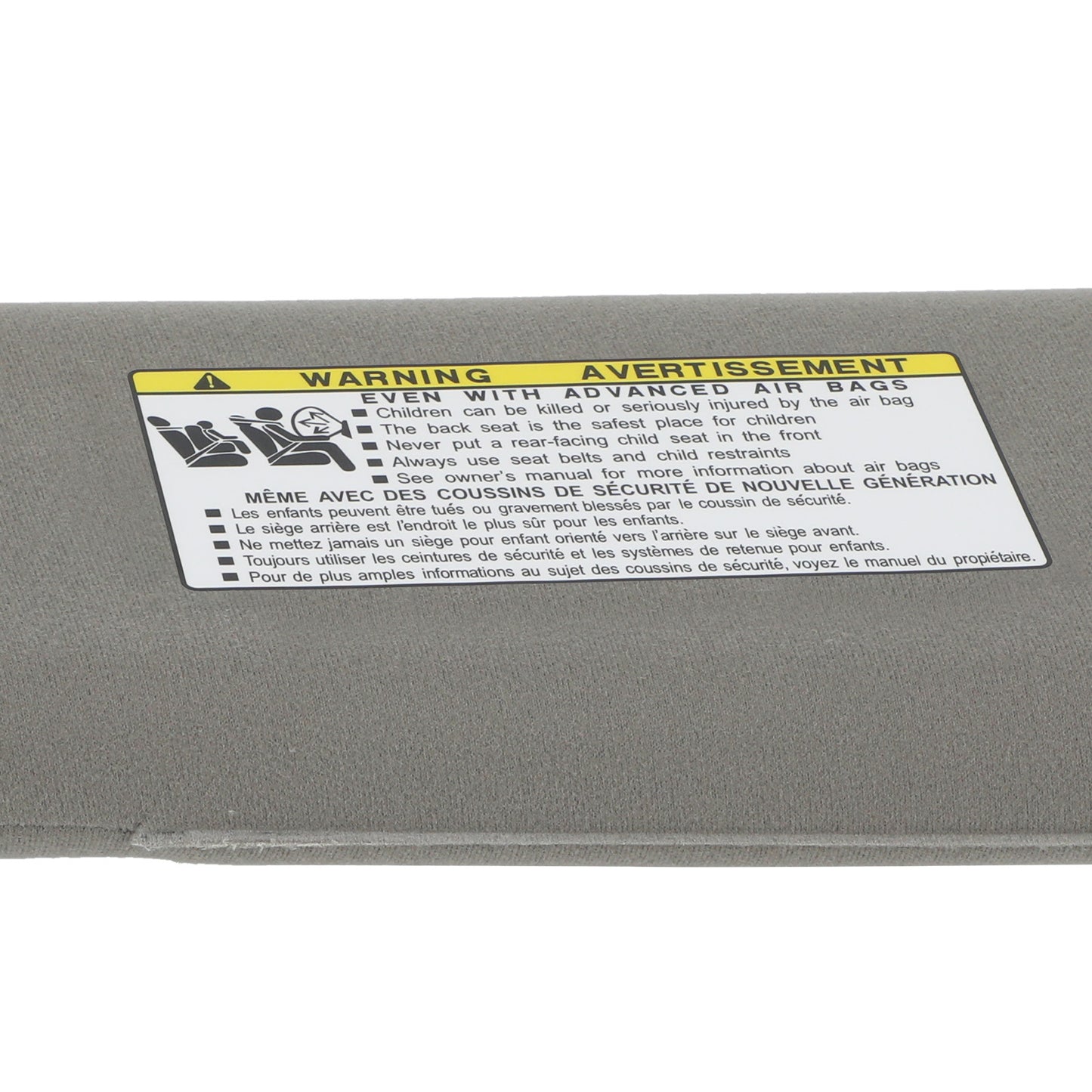 Driver Side Gray Sun Visor compatible For Toyota Camry 12-17 74320-06621-B2 Front Left
