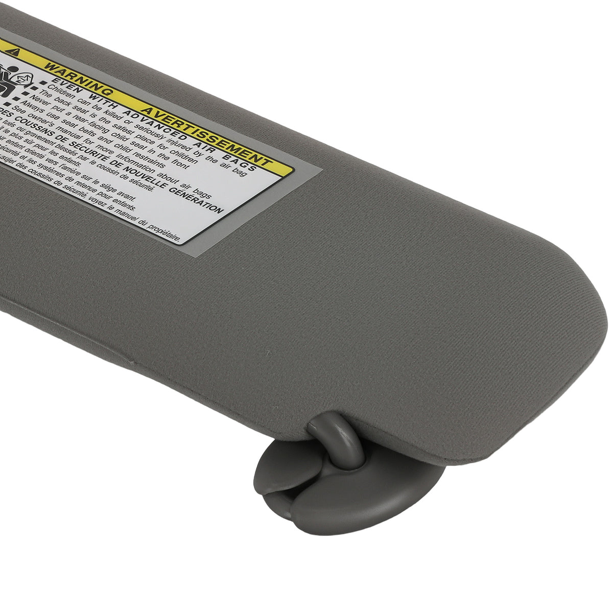 Gray Right Front Sun Visor compatible For Toyota Camry 2012-2017 74310-33F70-B0