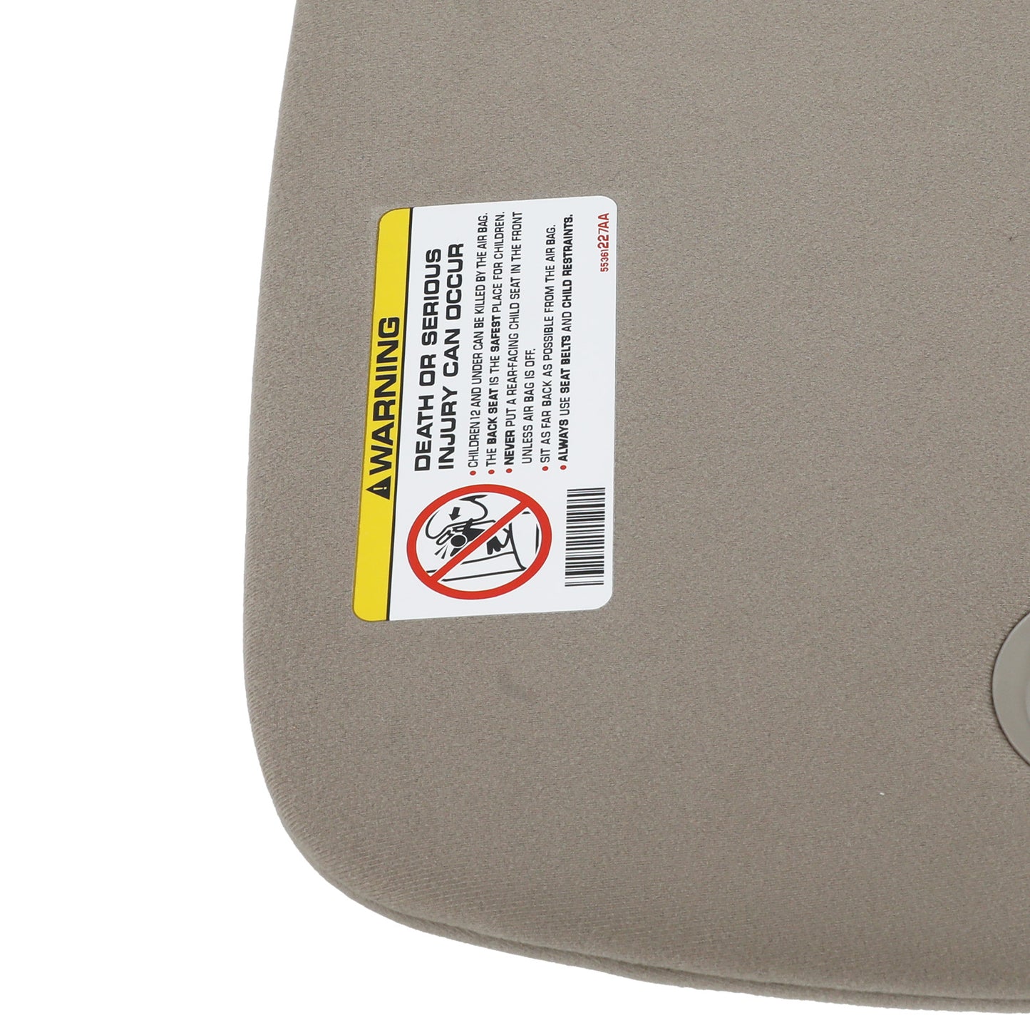 Passenger Sun Visor compatible for Dodge Ram 1500 2500 3500 02-09 1CT18TL2AA Beige