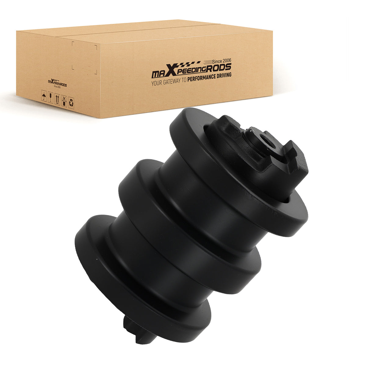 Black Bottom Roller For Kobelco SK035-1 SK035-2 compatible For Mini Excavator 04313-11100